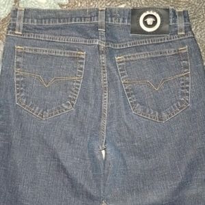 Authentic Versace unisex dark denim jeans size 32/46